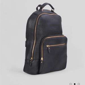 Ruby Genuine Black Leather Backpack - Wilson’s Leather